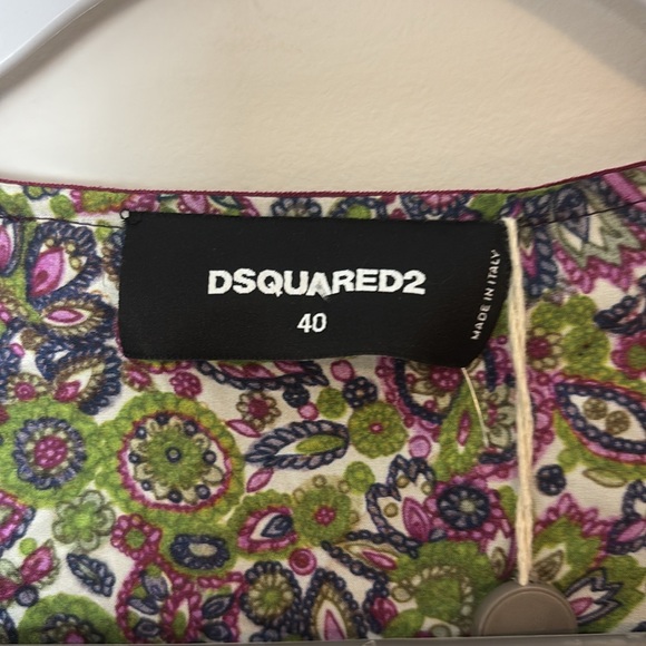 NWT DSQUARED2 Floral short dress - Picture 3 of 12